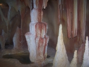 stalagmites at Cedar Creek